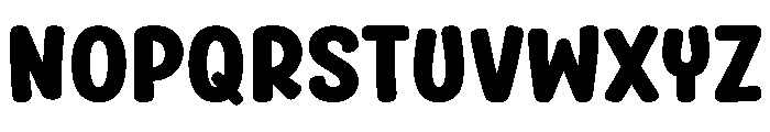 Bubble Girls Font LOWERCASE
