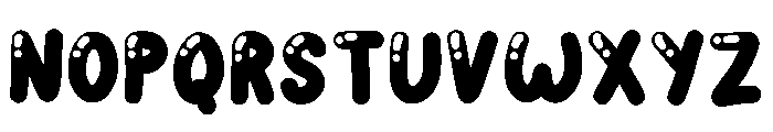 Bubble Glaze Regular Font LOWERCASE