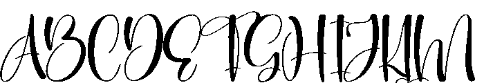 Bubble Glitter Font UPPERCASE