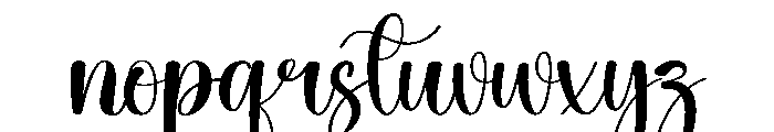 Bubble Glitter Font LOWERCASE