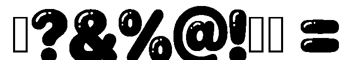Bubble Gloss Regular Font OTHER CHARS