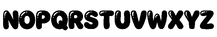 Bubble Gloss Regular Font UPPERCASE