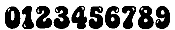 Bubble Groovy Regular Font OTHER CHARS