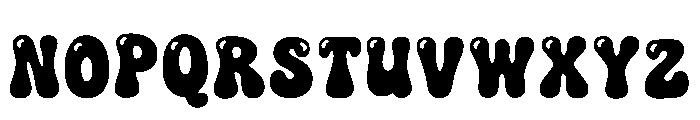 Bubble Groovy Regular Font LOWERCASE