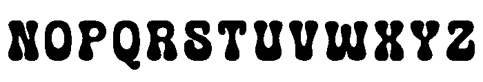 Bubble Groovy Font LOWERCASE
