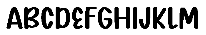 Bubble Holiday Font UPPERCASE
