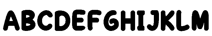 Bubble Honey Regular Font UPPERCASE