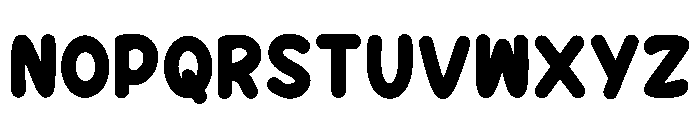 Bubble Honey Regular Font LOWERCASE