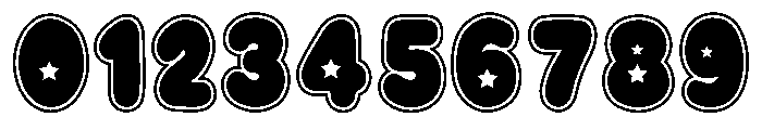 Bubble Inline Font OTHER CHARS