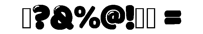 Bubble Lovers Regular Font OTHER CHARS