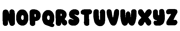 Bubble Lucky Regular Font UPPERCASE