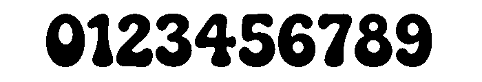 Bubble Melt Font OTHER CHARS