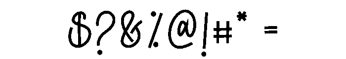 Bubble Memories Font OTHER CHARS