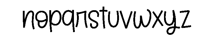 Bubble Memories Font LOWERCASE