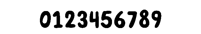 Bubble Month Regular Font OTHER CHARS