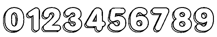 Bubble Mood Regular Font OTHER CHARS