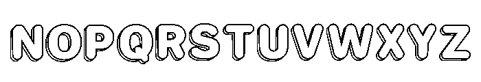 Bubble Mood Regular Font LOWERCASE