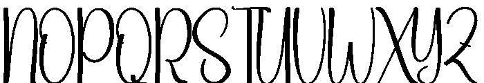 Bubble Newyear Font UPPERCASE