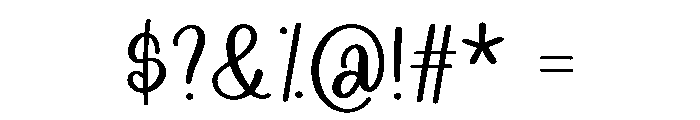 Bubble Note Font OTHER CHARS