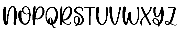 Bubble Note Font UPPERCASE