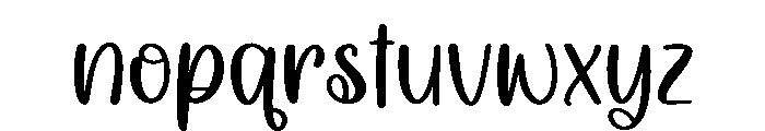 Bubble Note Font LOWERCASE
