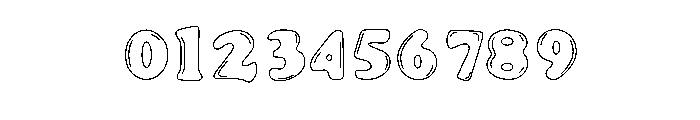 Bubble Original Font OTHER CHARS