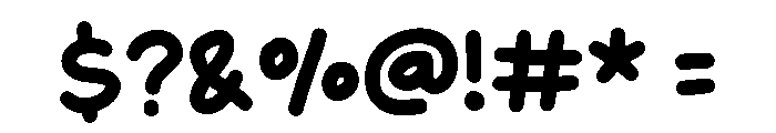 Bubble Palace Regular Font OTHER CHARS