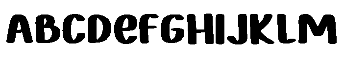 Bubble Palace Regular Font UPPERCASE