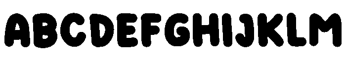 Bubble Picnic Regular Font UPPERCASE