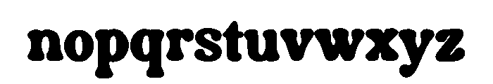 Bubble Pinks Font LOWERCASE