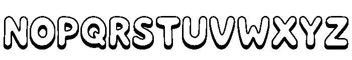 Bubble Pop Joy Regular Font UPPERCASE