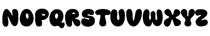 Bubble Pop Kids Regular Font UPPERCASE