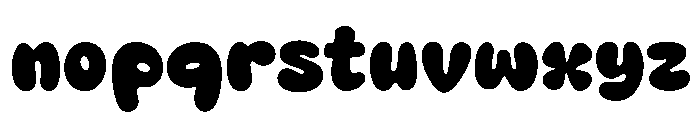 Bubble Pop Kids Regular Font LOWERCASE