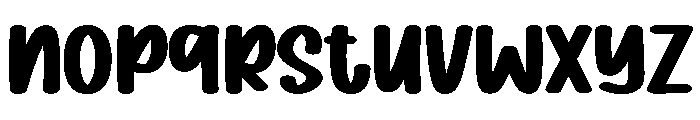Bubble Puff Font UPPERCASE