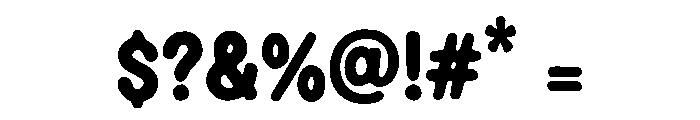 Bubble Purples Font OTHER CHARS