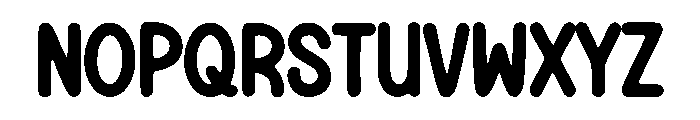 Bubble Purples Font UPPERCASE