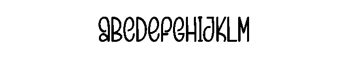 Bubble Relish Font UPPERCASE