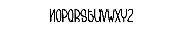 Bubble Relish Font LOWERCASE