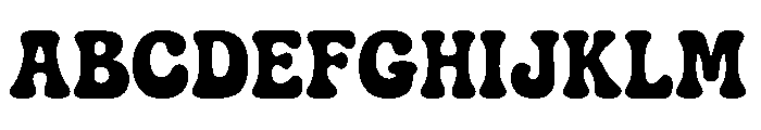 Bubble Rodeo Font UPPERCASE