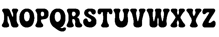 Bubble Rodeo Font UPPERCASE