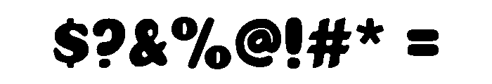 Bubble School Regular Font OTHER CHARS