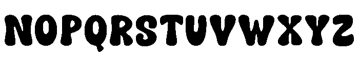 Bubble School Regular Font UPPERCASE