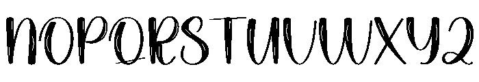 Bubble Single Font UPPERCASE