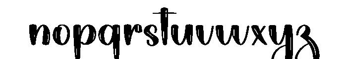 Bubble Single Font LOWERCASE