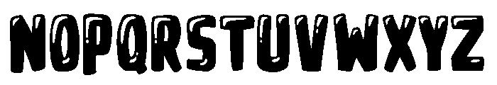 Bubble Smash Regular Font UPPERCASE