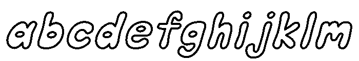Bubble Soda Italic FONT