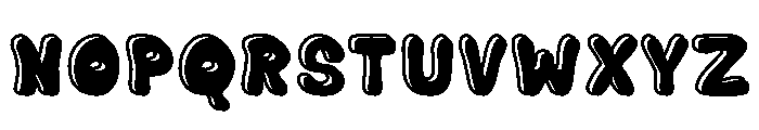 Bubble Soda Outline Shadow Font UPPERCASE