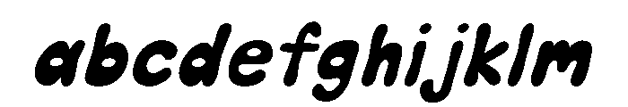 Bubble Soda Solid Italic FONT