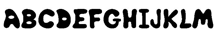 Bubble Soda Solid Font UPPERCASE