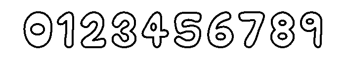 Bubble Soda Font OTHER CHARS
